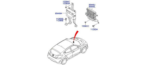mobis transmission control module hyundai veloster 2011-15
